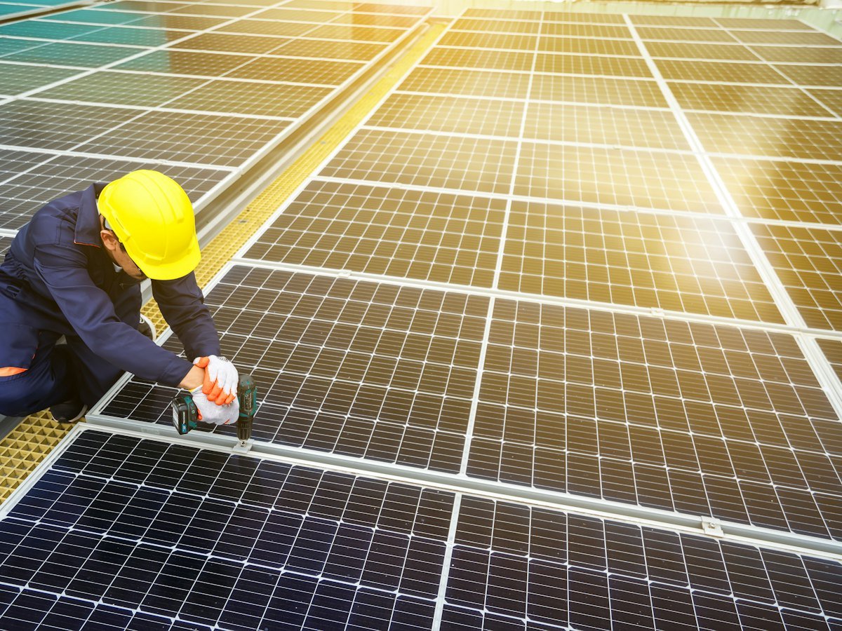 Solar installation by Blinkso Energy